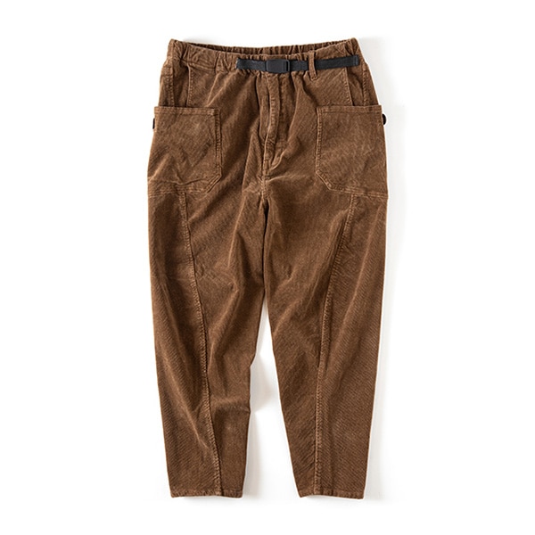 Grip Swany Jog 3D Corduroy Wide Camp Pants Walnuts [グリップスワニー]