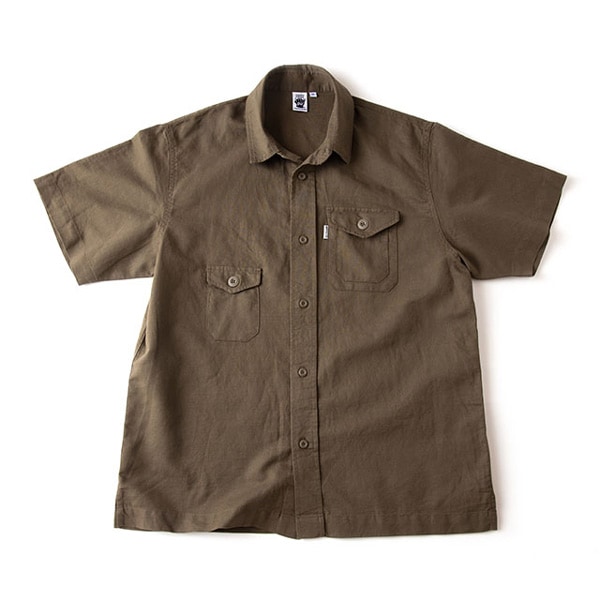 Grip Swany Hemp Camp Shirt Olive GSS-25 [グリップスワニー]