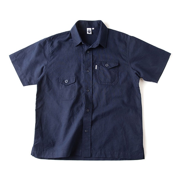 Grip Swany Hemp Camp Shirt Navy GSS-25 [グリップスワニー]