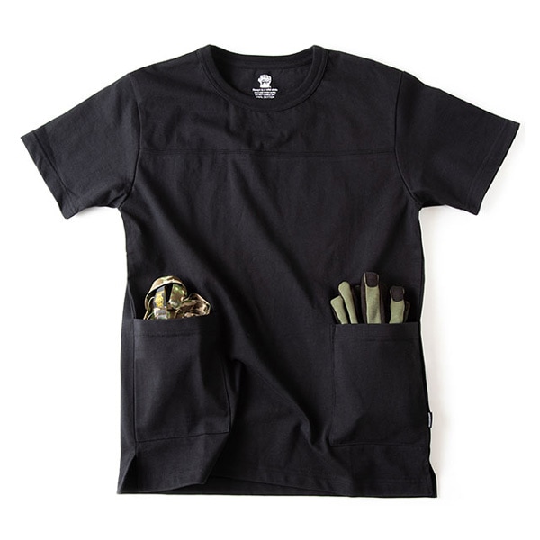 Grip Swany Camp Pocket T Shirt Black GSC-23 [グリップスワニー]