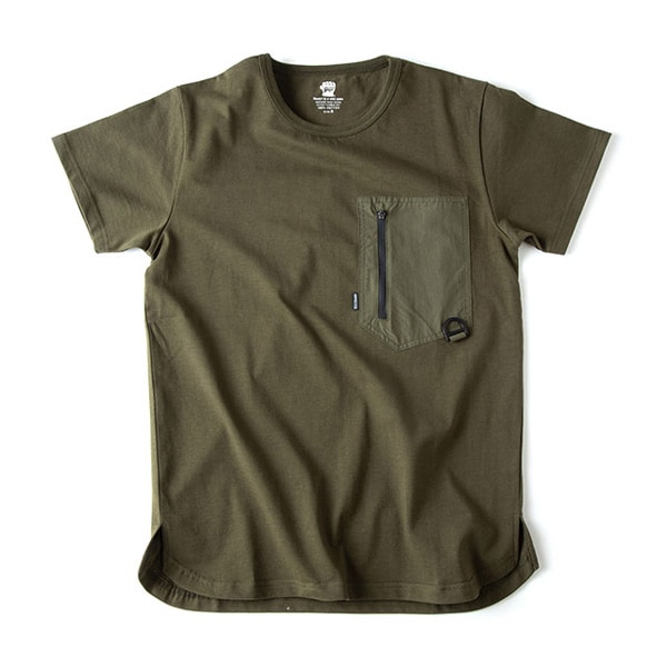 Grip Swany Gear Pocket T Shirt Olive GSC-27 [グリップスワニー]