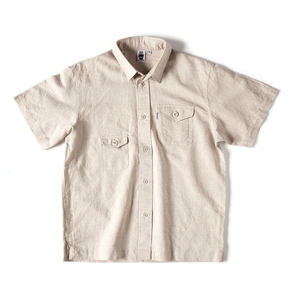 Grip Swany HEMP CAMP SHIRT NATURAL [グリップスワニー]