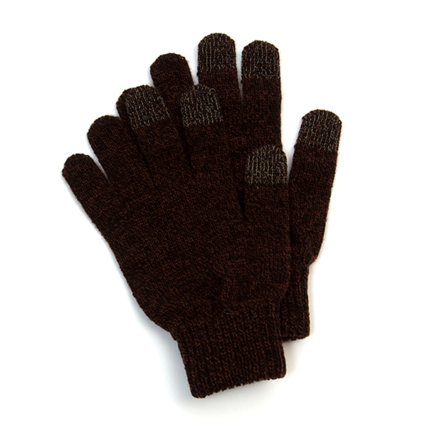 Grip Swany タッチスクリーンニットグローブ ブラウン [グリップスワニー]