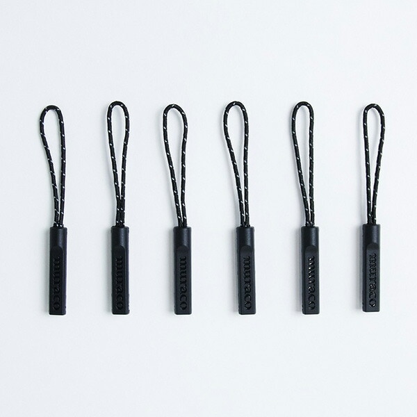 MURACO Cylinder-Shaped Zipper Pulls [ムラコ]