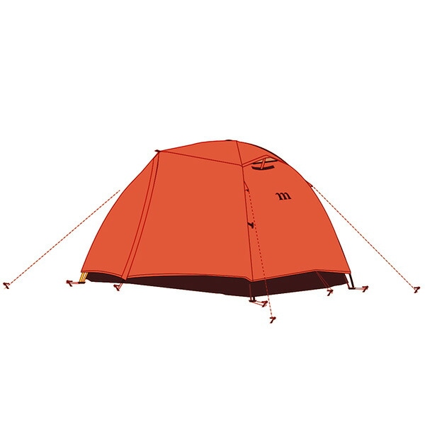 MURACO RAPIDE X1 2P MESH INTERNATIONAL ORANGE [ムラコ]