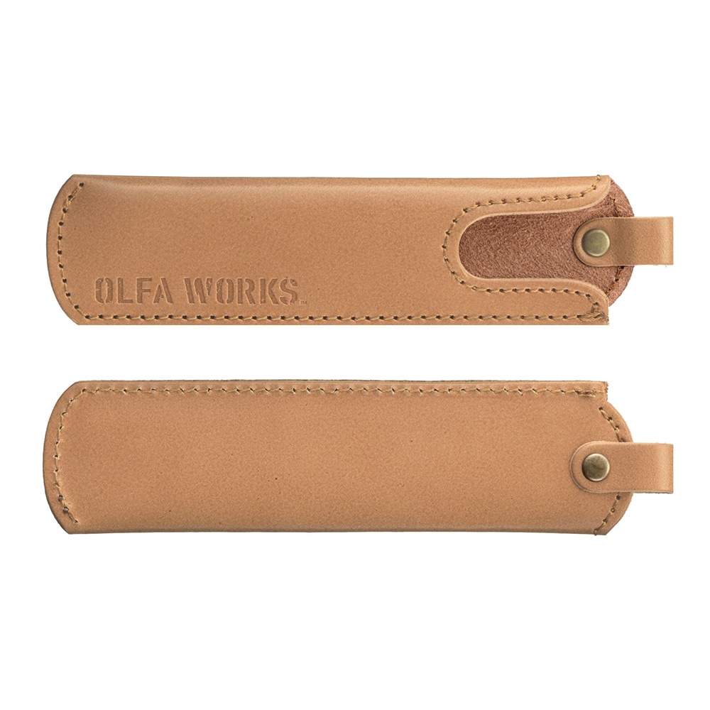 [当日出荷可][30%OFF] OLFA WORKS ブッシュクラフトナイフ用レザーケース ライトブラウン [オルファワークス]
