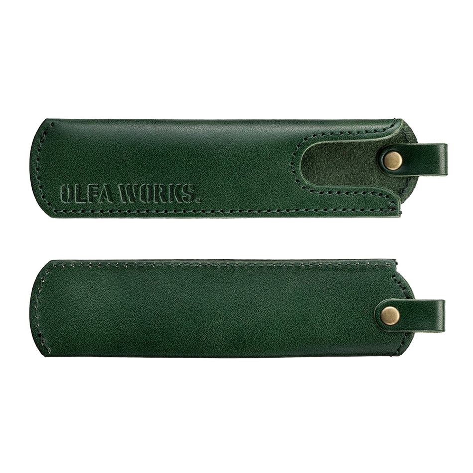 [当日出荷可][30%OFF] OLFA WORKS ブッシュクラフトナイフ用レザーケース グリーン [オルファワークス]