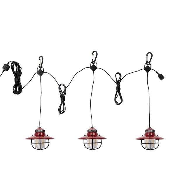 Barebones Living エジソンストリングライトLED レッド [ベアー