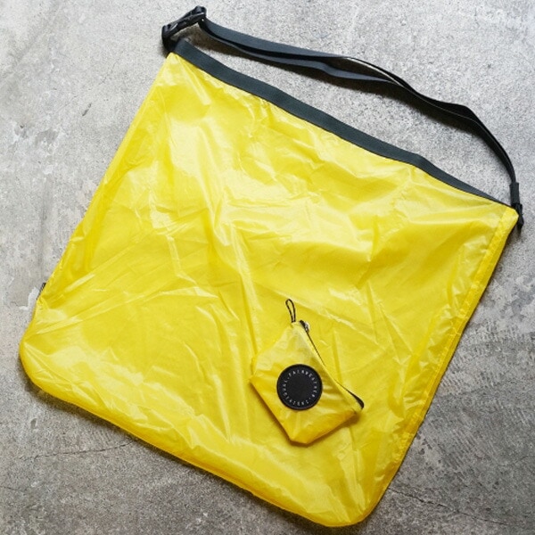 FAIRWEATHER packable sacoche yellow [フェアウェザー]