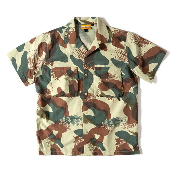 Grip Swany Supplex Camp Shirt 2.0 Brush Stroke Camo [グリップスワニー]