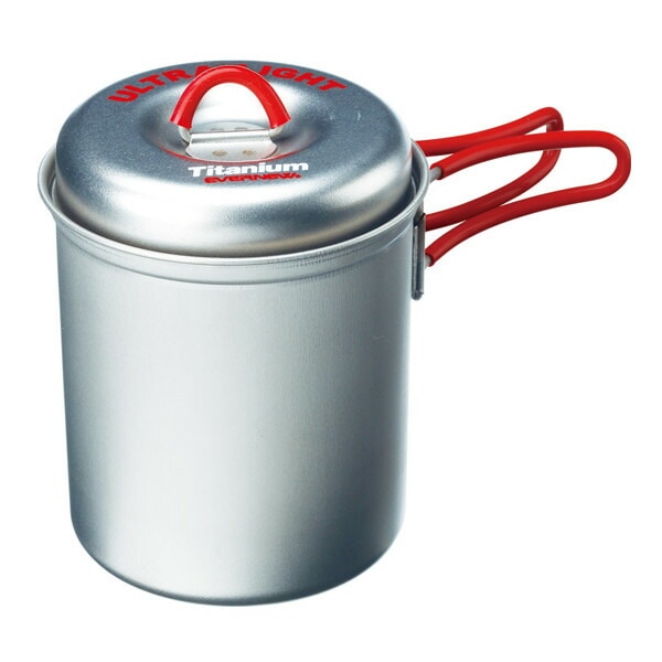 EVERNEW Ti U/L クッカー深型 S RED [エバニュー]