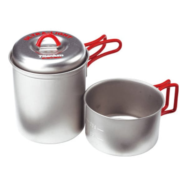 EVERNEW チタンクッカー 1人用セット RED [エバニュー]