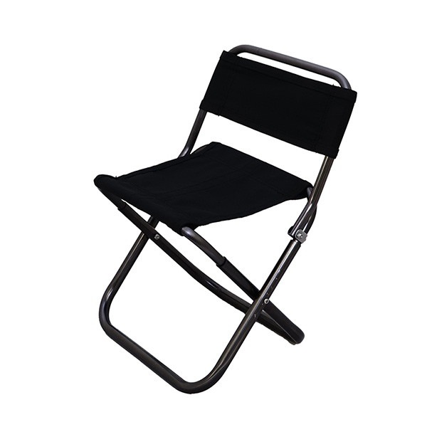 EVERNEW 座面の低い背付き折畳イス [エバニュー]