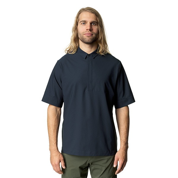 Houdini Mens Cosmo Shirt blue illusion [フーディニ]