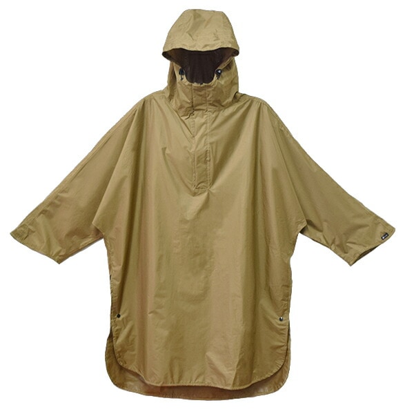 HUS. HUSアウトドアポンチョ Coyote Brown [ハス]