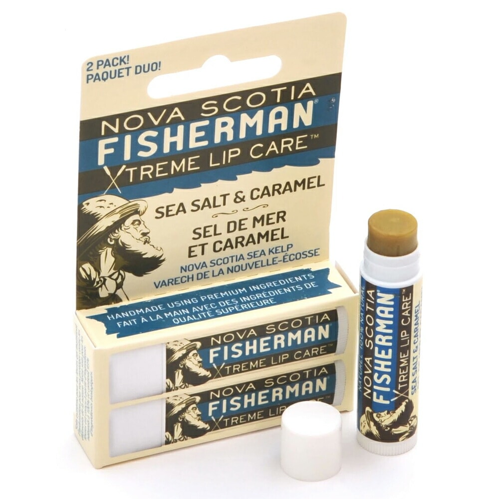 [当日出荷可] Nova Scotia Fisherman Sea Salt & Caramel Lip Balm Double Pack [ノバスコシアフィッシャーマン]