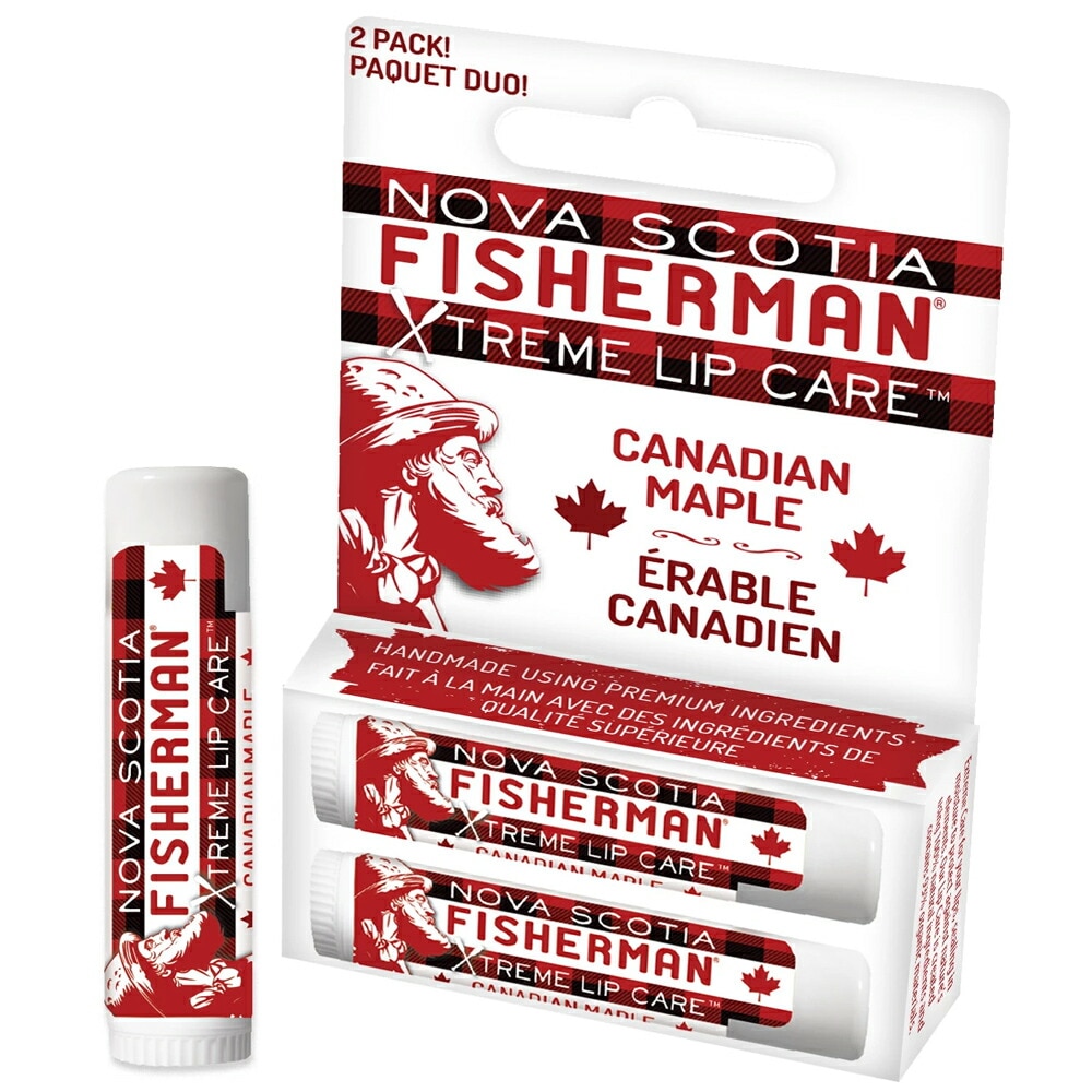 Nova Scotia Fisherman Canadian Maple Lip Balm Double Pack [ノバスコシアフィッシャーマン]