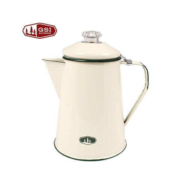 [30%OFF] GSI デラックス エナメル パーコレーター8CUP [ジーエスアイ]