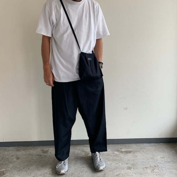 [当日出荷可] voiry SUNDAY PANTS-LUX INK BLACK [ヴォイリー]