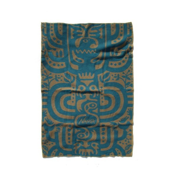 NANGA TREE OF LIFE BLANKET BLUE TREE 140cm x 100cm [ナンガ]