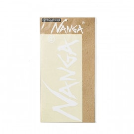 [当日出荷可] NANGA NANGA CUTTING STICKER WHT Lサイズ [ナンガ]