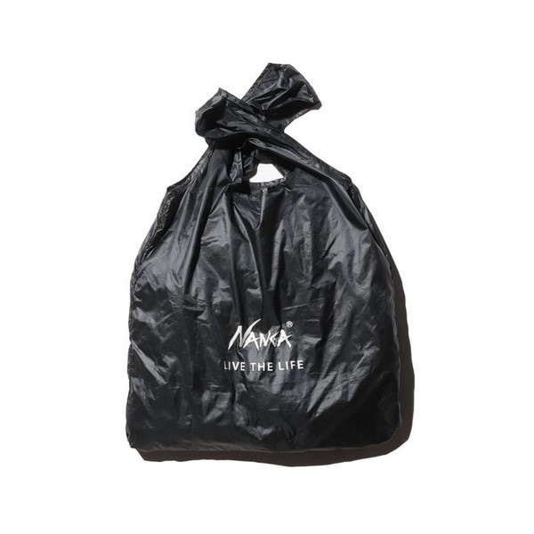 NANGA Nanga Pocketable Eco Bag(Live The Life) BLK [ナンガ]