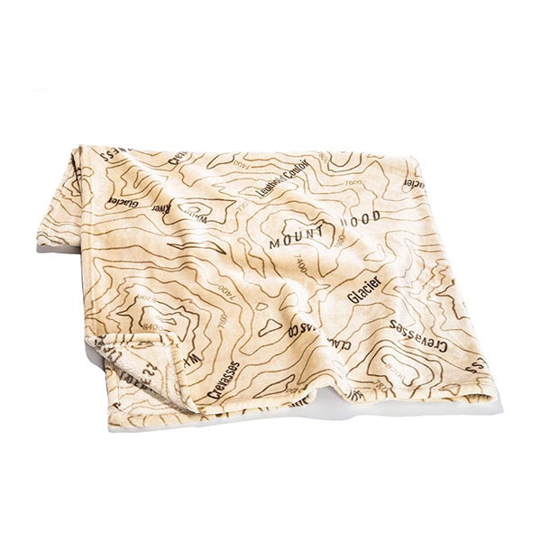 Oregonian Camper Fire Proof Micro Fleece Blanket M Topo cork [オレゴニアンキャンパー]