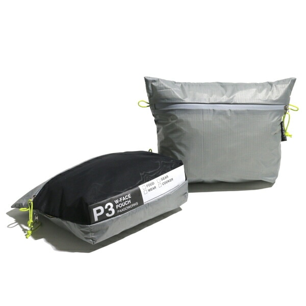PaaGoWORKS W-FACE ポーチ 3 グレー [パーゴワークス]