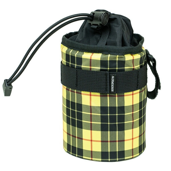 FAIRWEATHER stem bag yellow check [フェアウェザー]