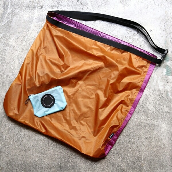 FAIRWEATHER packable sacoche camel/purple/blue [フェアウェザー]