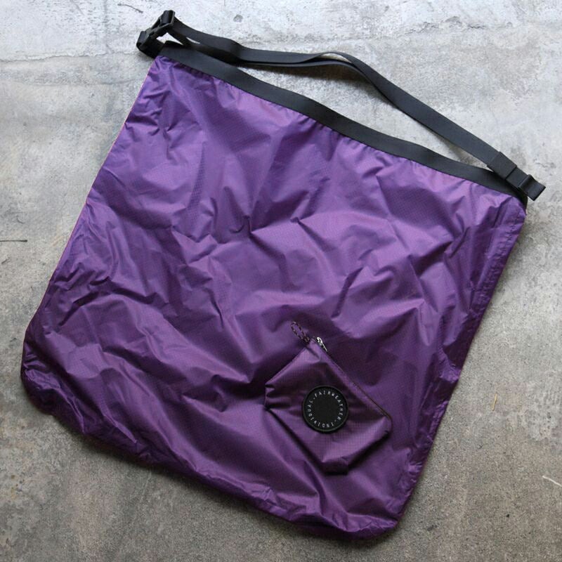 FAIRWEATHER packable sacoche purple [フェアウェザー]