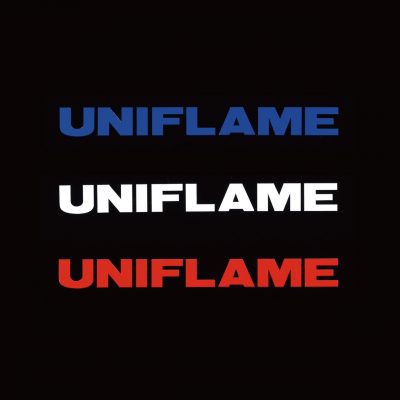 [当日出荷対応 平日12:00まで] UNIFLAME UF ロゴステッカー大 トリオ [ユニフレーム]