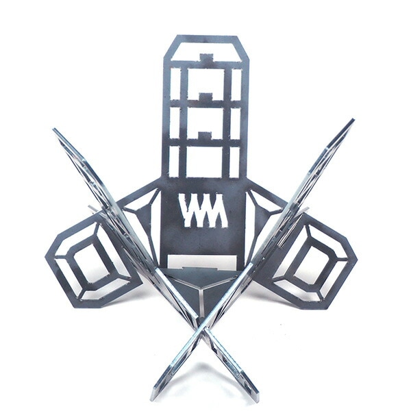 ミタリワークス　焚き火　焚き火台　焚き火スタンド　S キャンプ パズルみたいに組み立てるミタリワークスの焚き火台がカッコイイ