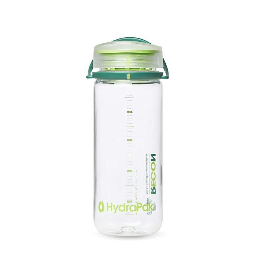 HydraPak リーコン ツイスト＆シップ 500ml ライム（クリア／エバーグリーン＆ライム） [ハイドラパック]