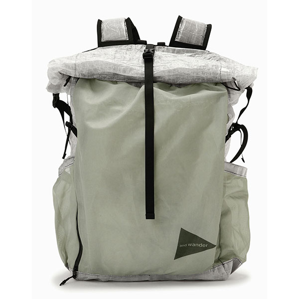 and wander Dyneema backpack off white [アンドワンダー]