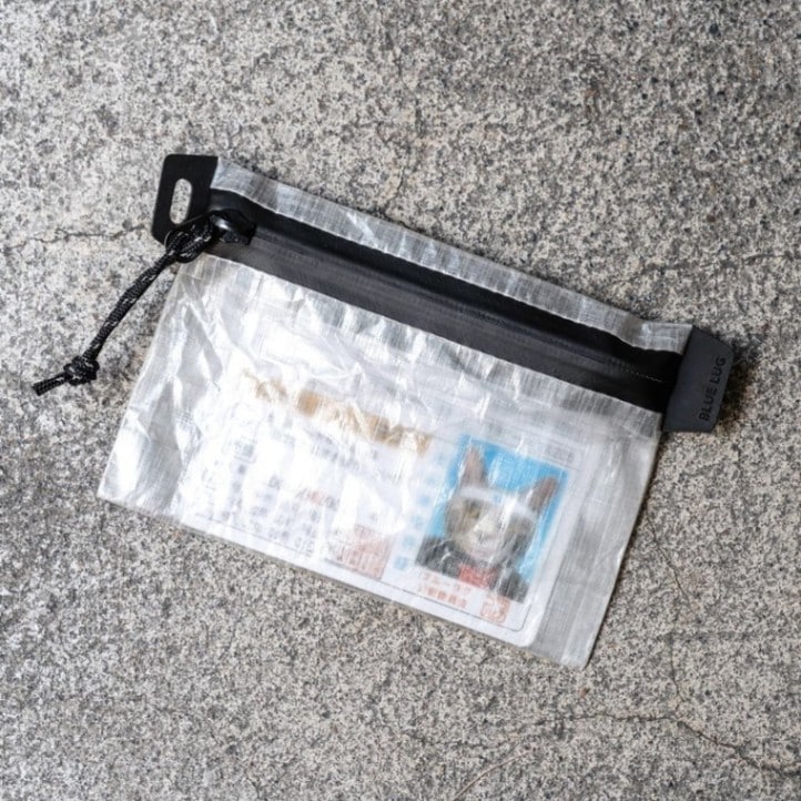 [当日出荷可] BLUE LUG mame wallet dyneema/gray [ブルーラグ]