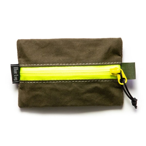 BLUE LUG tissue pouch wax brown/yellow [ブルーラグ]