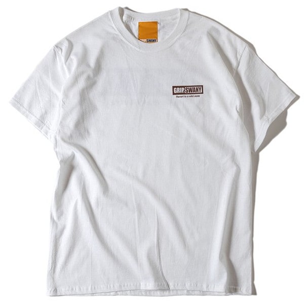 Grip Swany GS Logo Tee White [グリップスワニー]