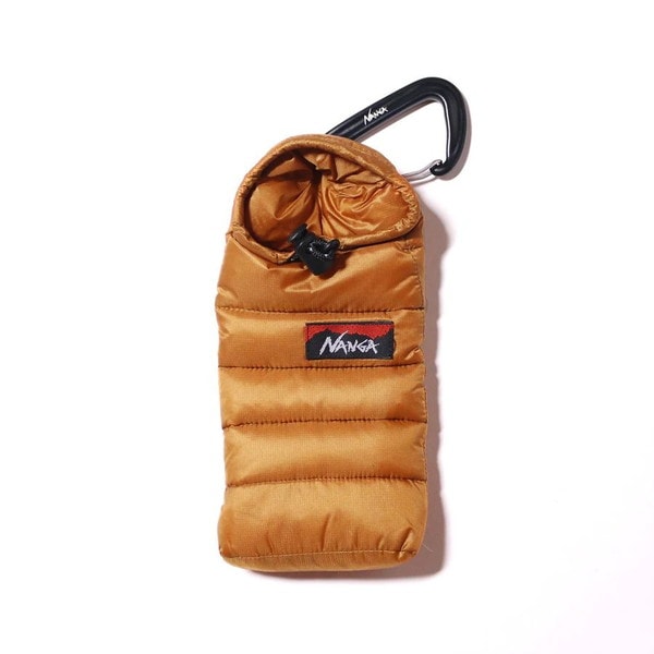 NANGA MINI SLEEPING BAG PHONE CASE GLD [ナンガ]
