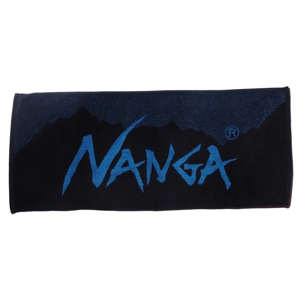 NANGA NANGA LOGO FACE TOWEL BLU [ナンガ]