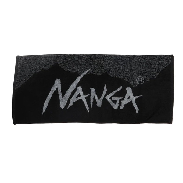 NANGA NANGA LOGO FACE TOWEL GRY [ナンガ]