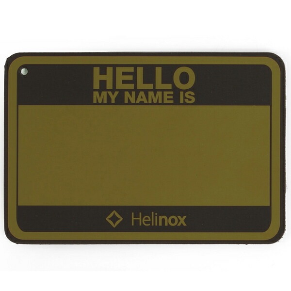 Helinox Hello my name is パッチ コヨーテ [ヘリノックス]