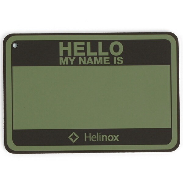 Helinox Hello my name is パッチ フォリッジ [ヘリノックス]