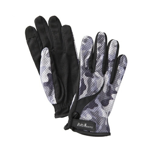 PUROMONTE UVケアトレッキンググローブ ホワイトカモ [プロモンテ]
