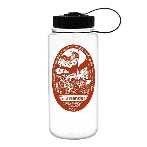 and wander and wander nalgen 0.5L Tritan red [アンドワンダー]