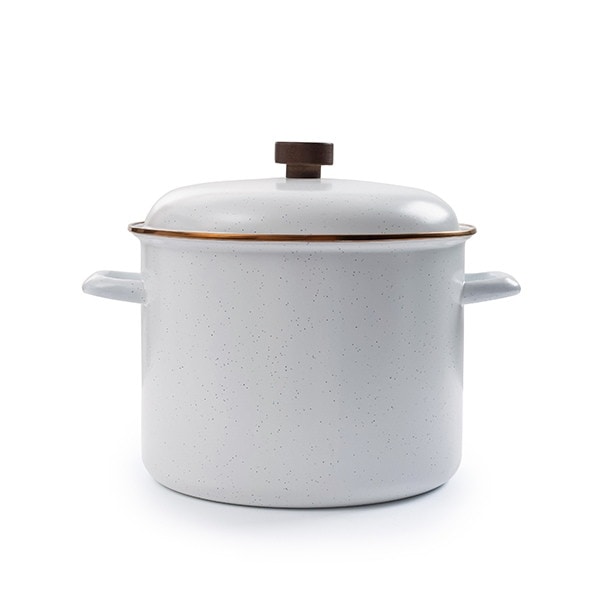 Barebones Living エナメルストックポット エッグシェル [ベアーボーンズリビング]