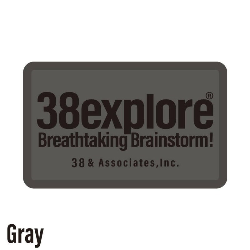 [当日出荷可] 38explore Patch38 BIG Monochrome [ミヤエクスプローラー]