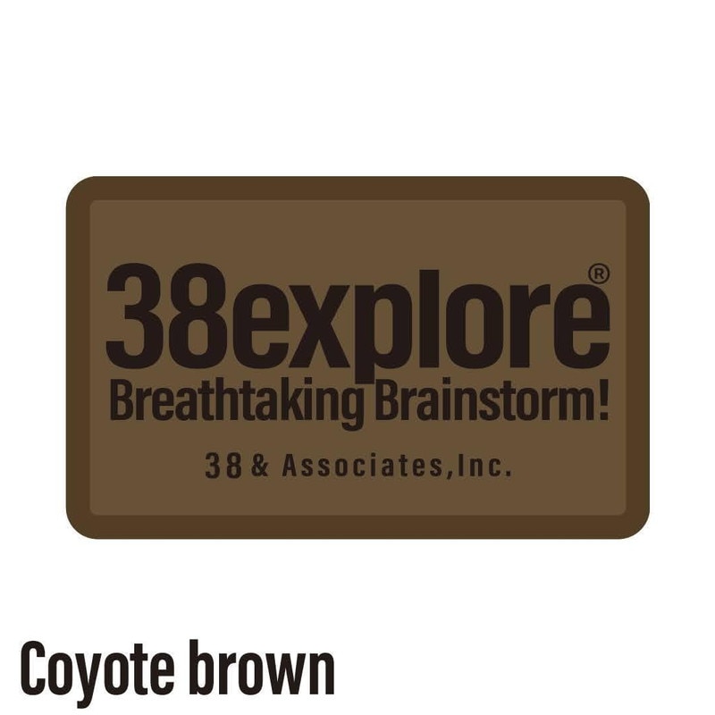 [当日出荷可] 38explore Patch38 BIG Coyote brown [ミヤエクスプローラー]