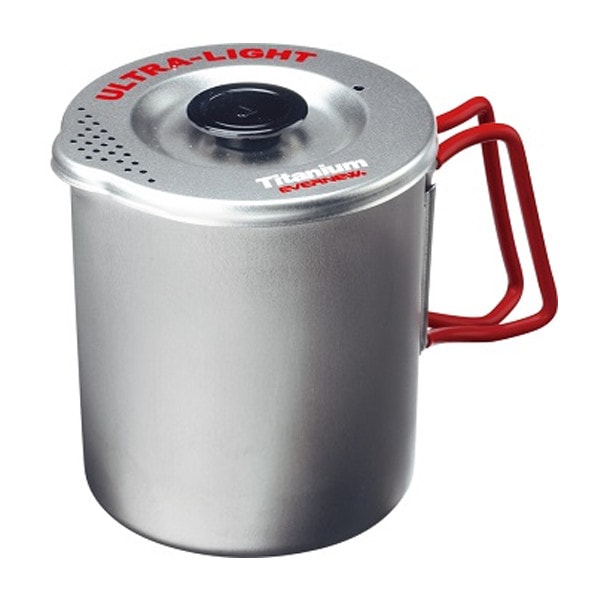 EVERNEW チタンパスタもクッカー S RED [エバニュー]