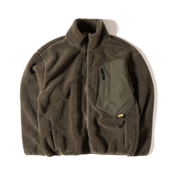 Grip Swany Gear Pocket Fleece JKT Dusty Olive [グリップスワニー]